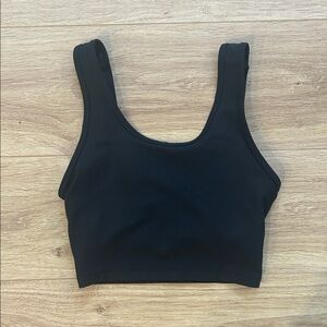 Marika Black Crop Top